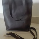 Large Brown Leather Zip Tote Bag Leather Full Grain Hand Bag Purse
