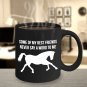 TeesCloset Dishwasher and Microwave Safe Ceramic Mugs for Horse Lovers (11oz, Black)