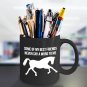 TeesCloset Dishwasher and Microwave Safe Ceramic Mugs for Horse Lovers (11oz, Black)