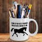 TeesCloset Dishwasher and Microwave Safe Ceramic Mugs for Horse Lovers (11oz, White)
