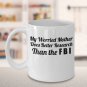 TeesCloset Funny Dishwasher & Microwave Safe Ceramic Mugs for Mom on Mother's Day or Birthday