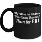 TeesCloset Funny Dishwasher & Microwave Safe Ceramic Mugs for Mom on Mother's Day or Birthday