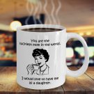 TeesCloset Funny Mother's Day Gift - Funny Mother's Day Mugs - Luckiest Mom (11oz)