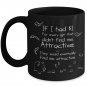TeesCloset Dishwasher and Microwave Safe Funny Ceramic Mugs For Men (Black version)
