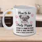 TeesCloset Funny Gift for Pug Lovers - Funny Pug Mugs - Cute Coffee Mugs for Pug Owners