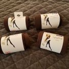Lot of 4 pairs of Legale tights XS/S Brown new in package