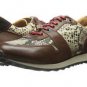 Calvin Klein Men's Berke Embossed Leather Fashion Sneaker  Sz 7.5