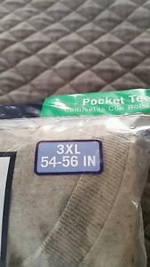 MENS FRUIT OF THE LOOM 4 PACK POCKET TEE SHIRTS - SIZE 3X