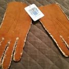 Portolano Women's Leather Glove, Chestnut, 7 M US