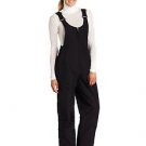 White Sierra Women's Insulated Bib Snow Pant (Black, Medium)