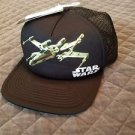 Star Wars TIE Fighter Logo Licensed Adult Mesh Trucker Cap - White/Black