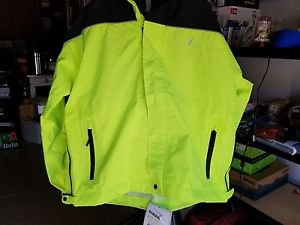 Frogg Toggs Women's Safety Green/ Black Highway Jacket