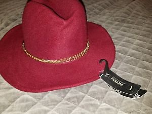 David & Young Metal Chain Band Panama Hat