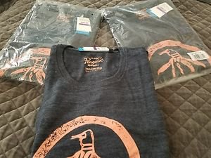 ORIGINAL PENGUIN 'TRI-BLEND / DISTRESSED LOGO' TEE Dark SapphireT-SHIRT - 2XL