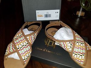 House of Harlow 1960 Women's Izzy Sandal, Multi, 8 M US