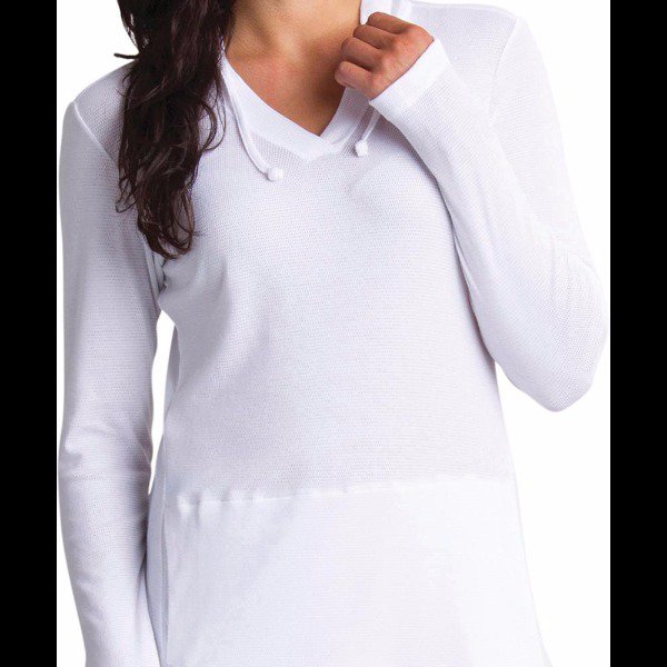 Exofficio Women's Bugsaway Lumen Hoody, White, X-Small