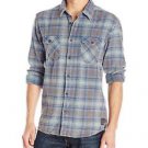 Quiksilver Men's Sharkaddict Long Sleeve Shirt, Shark Addict Federal Blue, XL