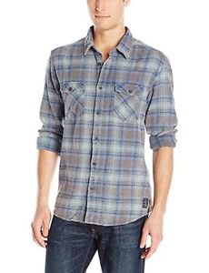 Quiksilver Men's Sharkaddict Long Sleeve Shirt, Shark Addict Federal Blue, XL