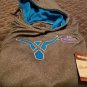 Wrangler Men's Drawstring Hoodie, Charcoal Heather/Black, Large