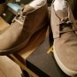 Hush Puppies Women's Cillie Gwen Light Taupe Suede Sneaker 8 M (B)