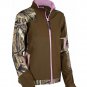 Yukon Gear Women's Windproof Softshell Fleece Jacket, Mossy Oak Break-Up Country