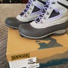Ranger Vistamont 8" Women's Waterproof Suede Thinsulate Winter Boots Gray/ Lilac