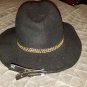Wome's Panama Safari Fedora pork pie hat Floppy Wide Brim Wool High QT #APN9678