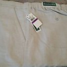 Cubavera Men's Big-Tall Linen Blend Flat Front Drawstring Pant, Natural Linen,2X