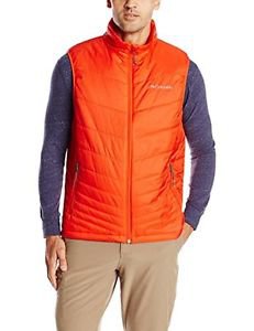 Columbia Sportswear Men's Mighty Light Vest, Spicy, Large