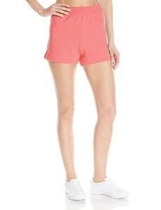 Soffe Women's Jrs Jer Short V-N, Strawberry Pink, Medium