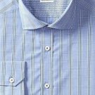 Robert Graham Men's Napoli Regular Cuffs Shirt, Navy, 18
