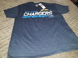 NFL San Diego Chargers Men's Passing Game Short Sleeve Basic Tee, Medium, Navy
