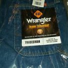 Wrangler Men's Flame Resistant Denim Dungaree, Denim, 29x34