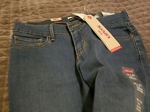 WOMENS LEVIS 710 SUPER SKINNY JEANS SIZE 8/29 AVG. MED BLUE