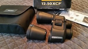 Pentax Full Size SP 12x50 WP Weatherproof Binoculars, Black (65372)