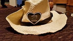 NFL Carolina Panthers Women's Crystal Cowgirl Hat, Natural