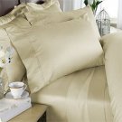 1000 TC EGYPTIAN COTTON  SOLID QUEEN SIZE BED SHEET SET