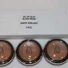 OIL OF OLAY GLOSS WEAR - SHEER SUNLIGHT .19 Oz Lot of 3 New ...