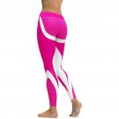 Hayoha Mesh Pattern Print fitness Leggings For Wome Sporting, Large Hayoha Mesh Pattern Print fitness Leggings For Wome Sporting, Large