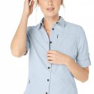 Solstice Apparel Women's Long Sleeve Travel Shirt, Cirrus Blue, Medium Solstice Apparel Women's Long Sleeve Travel Shirt, Cirrus Blue, Medium