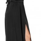 Michael Kors Women's Grommet Lace-Up Maxi Dress - Black - Size: XSmall