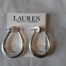 LAUREN Ralph Lauren 21 mm Metal Hoop Earrings