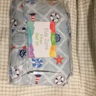 Sanders Printed 4 Pc. Sheet Set, Full Marine Sanders Printed 4 Pc. Sheet Set, Full Marine