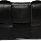 Steve Madden Women's Oversized Woven Belt Bag Black Small