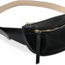 INC International Concepts Pebbled Belt BLack Medium