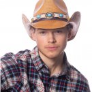 Epoch Hats Company Angela & William Cowboy Hat with Trim Band and Studs Epoch Hats Company Angela & William Cowboy Hat with Trim Band and Studs