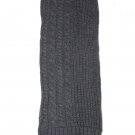 Steve Madden Men's Scarf Charcoal Gray One Size Knit Textured Solid Steve Madden Men's Scarf Charcoal Gray One Size Knit Textured Solid