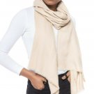 INC INTERNATIONAL CONCEPTS Two-Tone Texture Shine Wrap Sand One Size