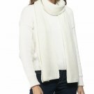 Style Co Womens Scarf Ivory Metallic Ribbed Muffler One Size Style Co Womens Scarf Ivory Metallic Ribbed Muffler One Size