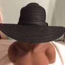 INC INTERNATIONAL CONCEPTS Mixed Braid Floppy Hat Black INC INTERNATIONAL CONCEPTS Mixed Braid Floppy Hat Black